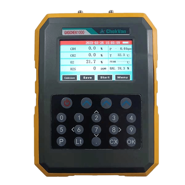 GASCHEK1000 portable biogas analyzer